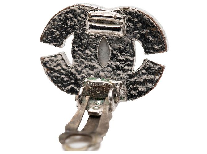 Orecchini a clip Bijou Coco Mark Chanel Argento - vista 3
