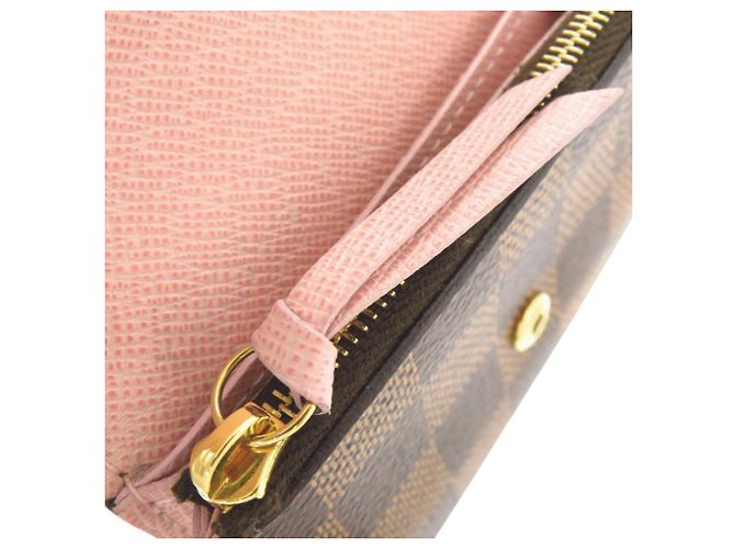 Cartera Louis Vuitton Rosalie Damier Castaño - vista 8