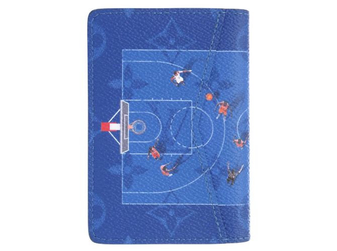 Portacarte Monogram Blue Louis Vuitton Monogramma - vista 3