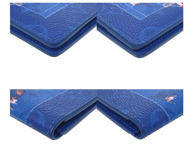 Portacarte Monogram Blue Louis Vuitton Monogramma - vista 4