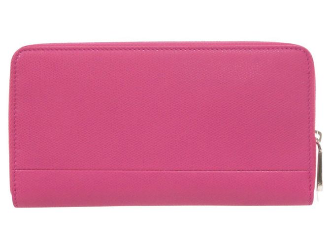 Lila Leder-Kleingeldbeutel von Tiffany & Co. - Ansicht 3