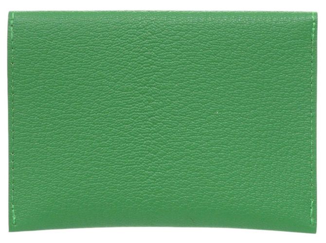 Hermès Tarjetero de piel chevre Mysore verde Hermes - vista 3