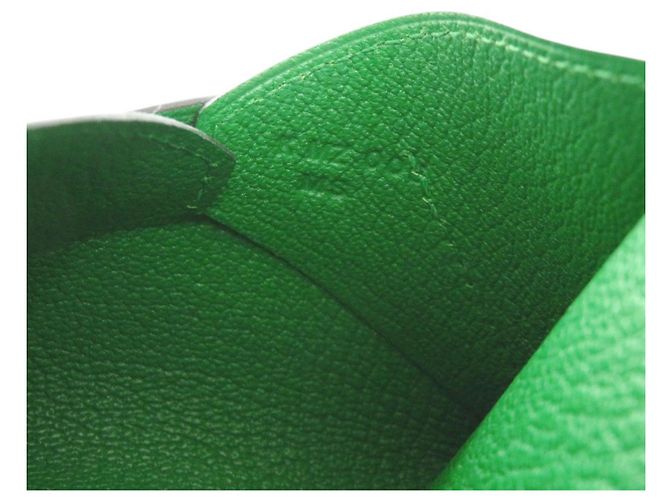 Hermès Tarjetero de piel chevre Mysore verde Hermes - vista 8