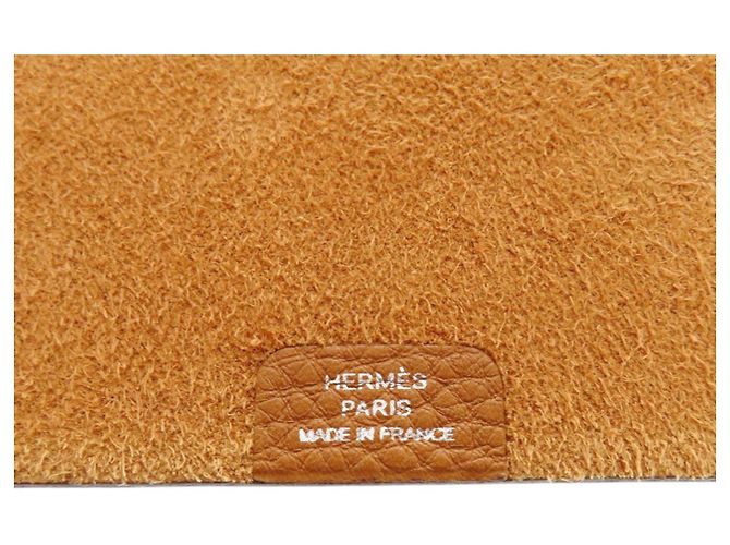 Hermès Funda para libreta de cuero Togo Ulysses MM Hermes Castaño - vista 6