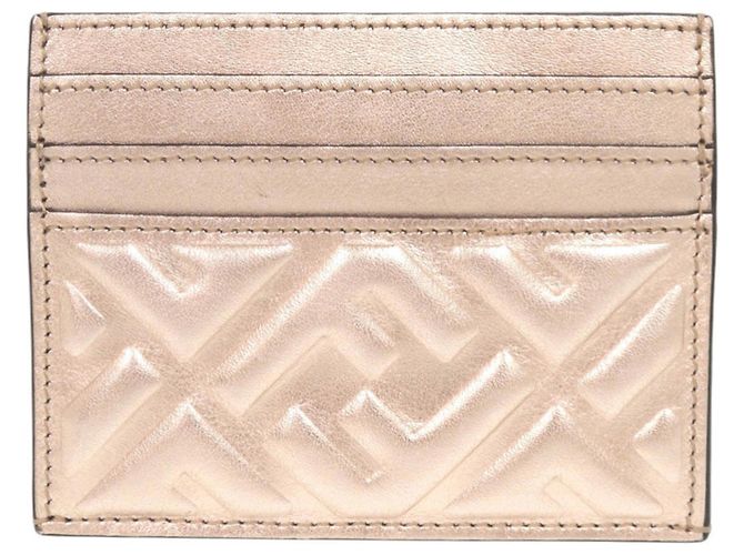 Fendi Baguette Leather Business Card Case - view 2