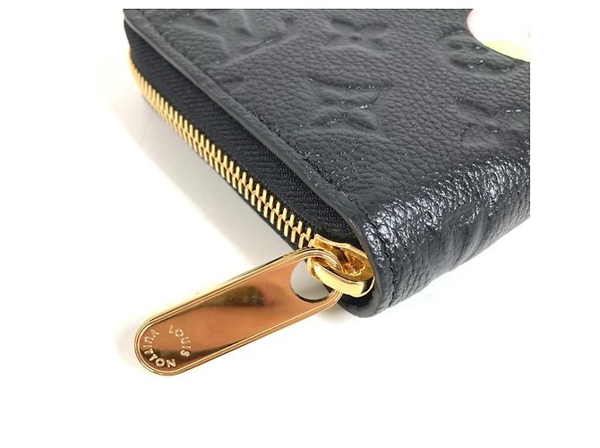 Louis Vuitton Monogram Empreinte Zippy Wallet Schwarz - Ansicht 12
