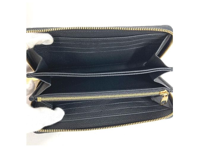 Louis Vuitton Monogram Empreinte Zippy Wallet Schwarz - Ansicht 4