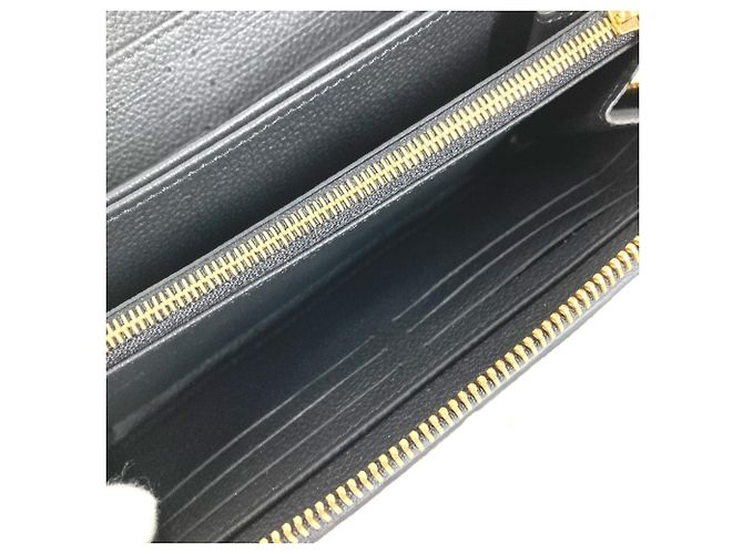 Louis Vuitton Monogram Empreinte Zippy Wallet Schwarz - Ansicht 6