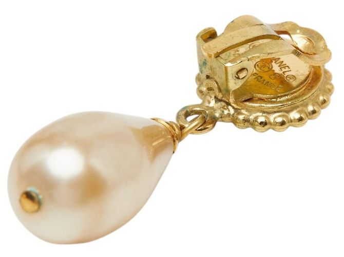 Orecchini Chanel Gold Plated Clover D'oro - vista 3