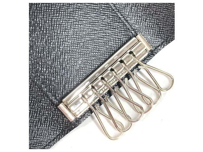 Louis Vuitton Damier Graphite Multicles 6 Key Case Preto - vista 9