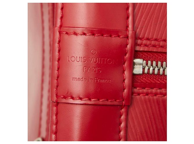 Borsa Louis Vuitton Epi Alma GM Rosso - vista 10