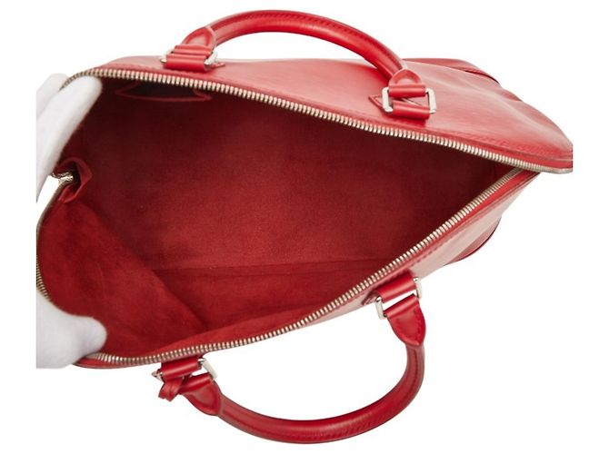 Borsa Louis Vuitton Epi Alma GM Rosso - vista 9
