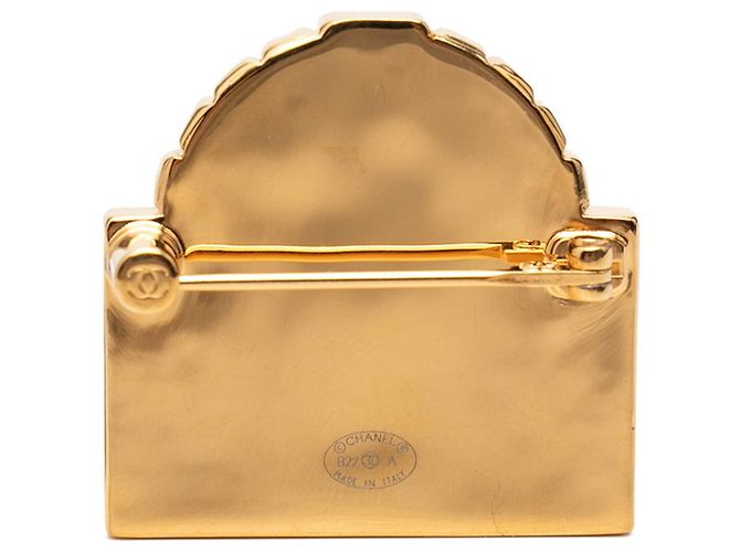 Spilla Chanel Coco Mark Rue Cambon D'oro - vista 2