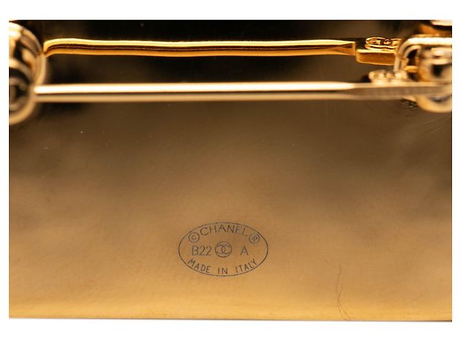 Spilla Chanel Coco Mark Rue Cambon D'oro - vista 3