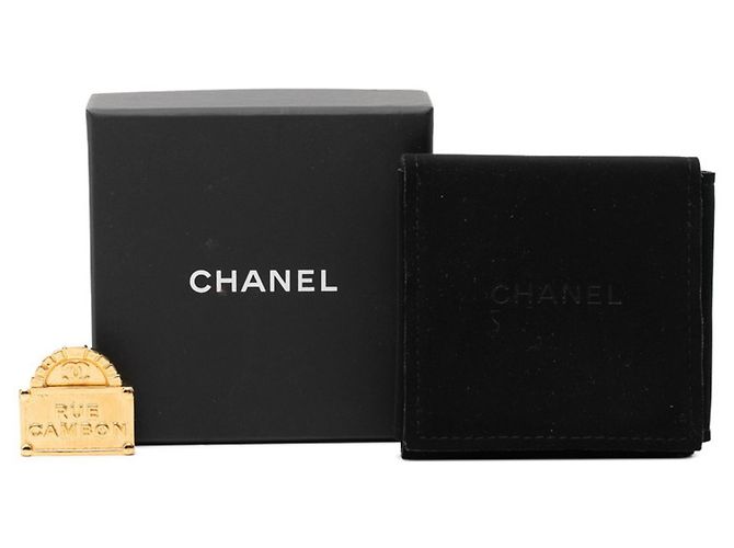 Spilla Chanel Coco Mark Rue Cambon D'oro - vista 4