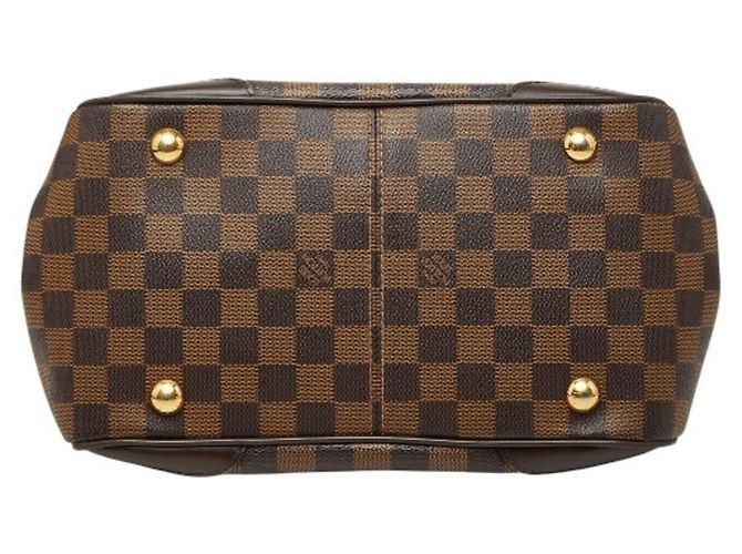 Borsa Louis Vuitton Damier Verona PM Marrone - vista 3