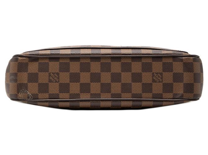Borsa a tracolla Louis Vuitton Damier Aubagne Marrone - vista 3