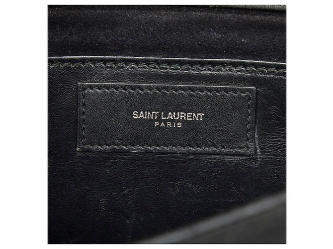 Borsa a Spalla Betty Studded Chain Saint Laurent Nero - vista 11