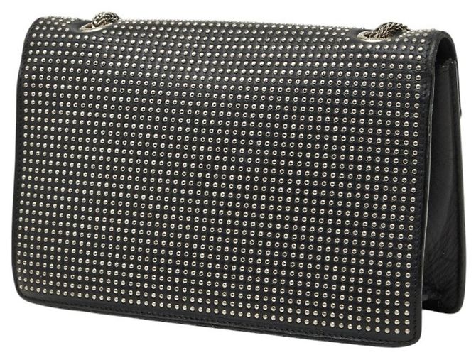 Borsa a Spalla Betty Studded Chain Saint Laurent Nero - vista 2