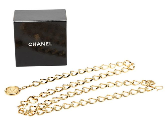 Cinto Le Cambon com corrente banhada a ouro Chanel Dourado - vista 5