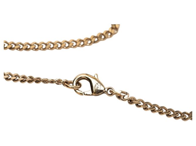 Collar Chanel Coco Mark Dorado - vista 5