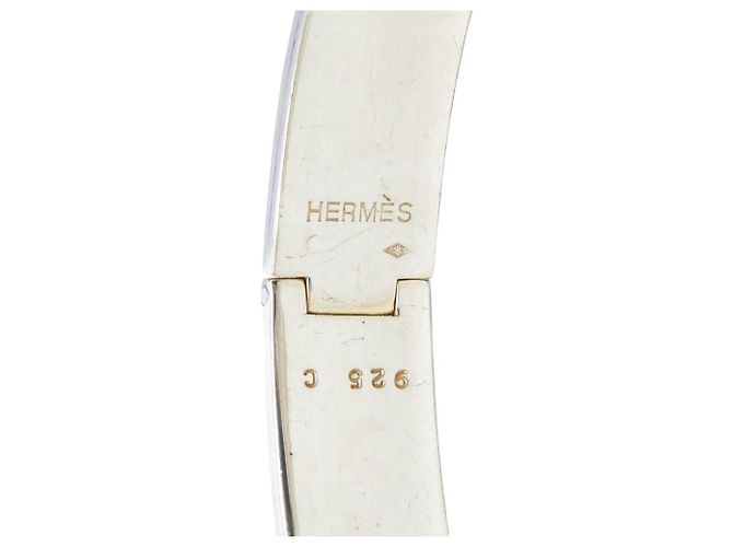 Hermès Bracciale Smalto PM Cloisonné Hermes Argento Giallo Blu navy - vista 4