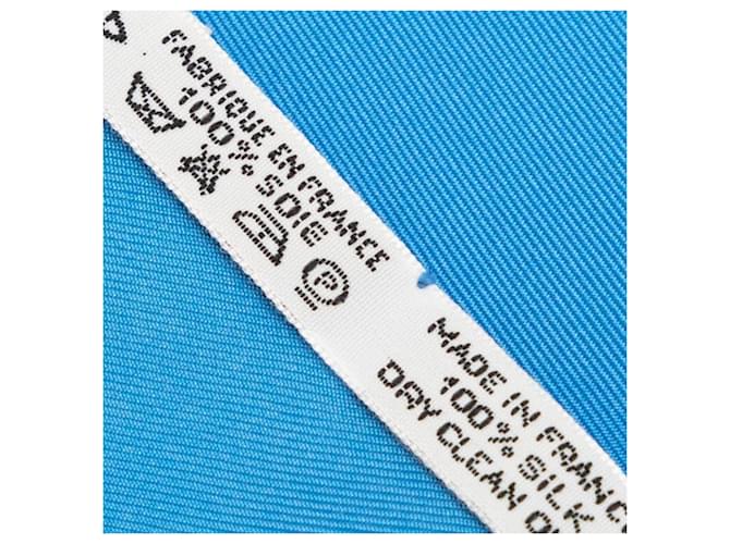 Hermès Sciarpa Hermes Carre 90 Qu'importe le flacon Bianco Multicolore - vista 9