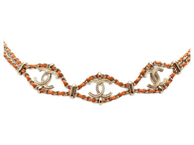 Chanel Coco Mark Gliederkette Golden Orange - Ansicht 4