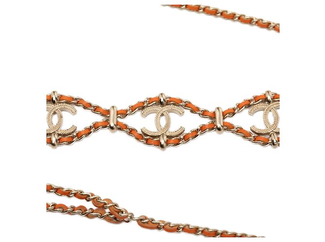 Chanel Coco Mark Gliederkette Golden Orange - Ansicht 6