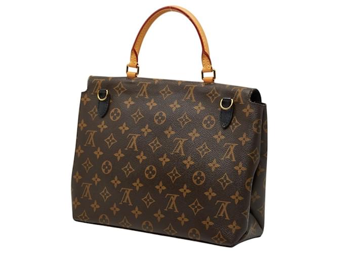 Borsa Louis Vuitton Monogram Marignan Marrone - vista 2