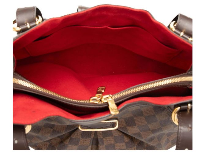 Borsa Tote Louis Vuitton Damier Sistina GM Marrone - vista 4