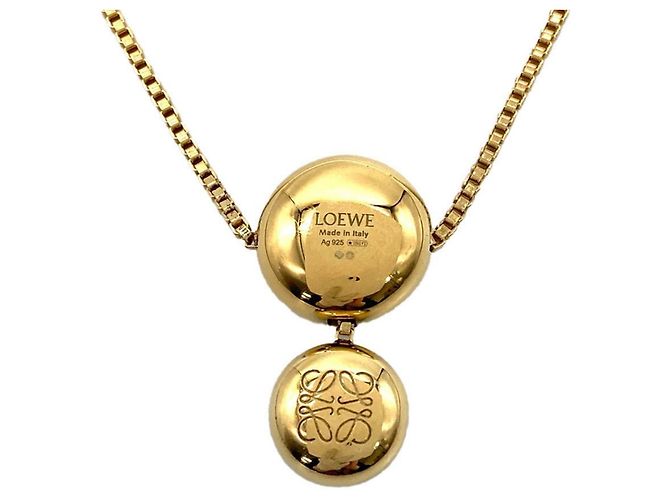 Collana Pebble di Loewe con Lapis Lazuli Argento - vista 3
