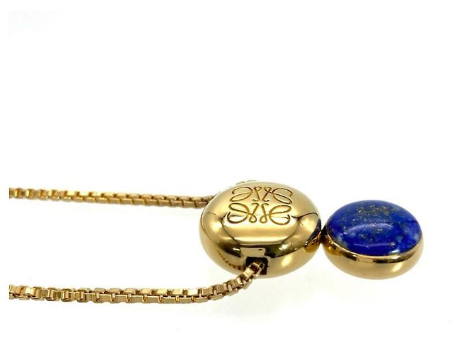 Collana Pebble di Loewe con Lapis Lazuli Argento - vista 4