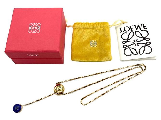 Collana Pebble di Loewe con Lapis Lazuli Argento - vista 7