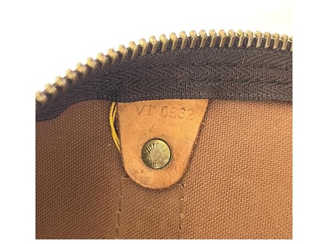 Borsa Boston Louis Vuitton Keepall 55 Bandoulière Marrone - vista 11