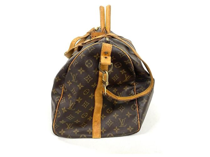 Borsa Boston Louis Vuitton Keepall 55 Bandoulière Marrone - vista 2
