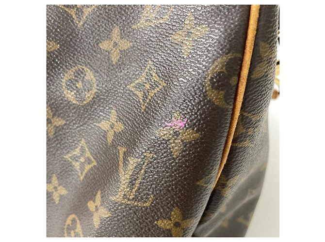 Borsa Boston Louis Vuitton Keepall 55 Bandoulière Marrone - vista 6