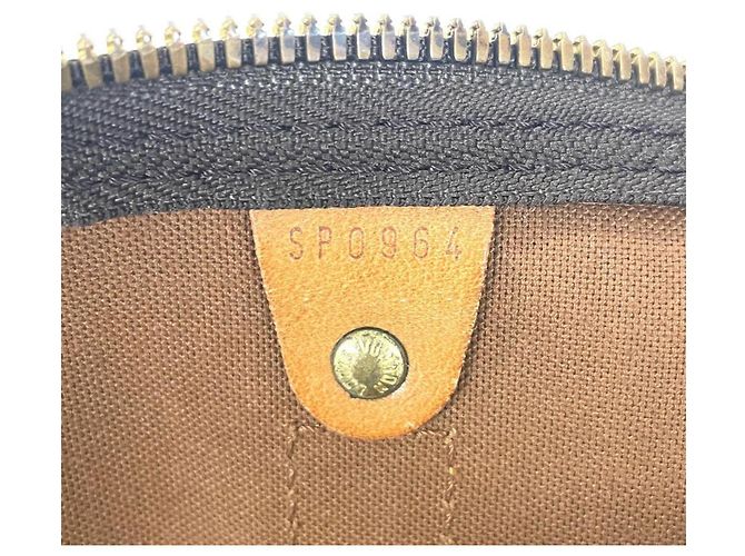 Borsa Boston Louis Vuitton Keepall 55 Marrone - vista 8