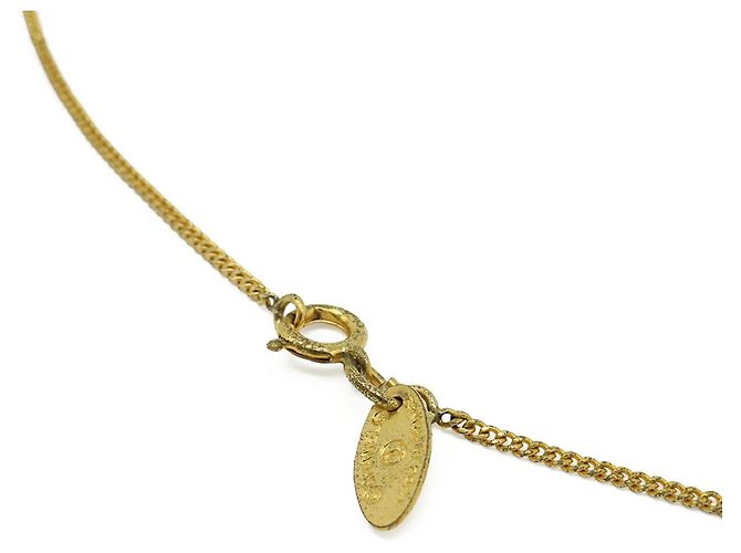 Collana con pendente a catena Chanel Coco Mark D'oro - vista 6