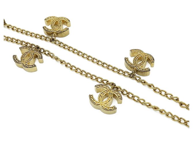 Bracciale a catena Chanel Matelassé Coco Mark D'oro - vista 4