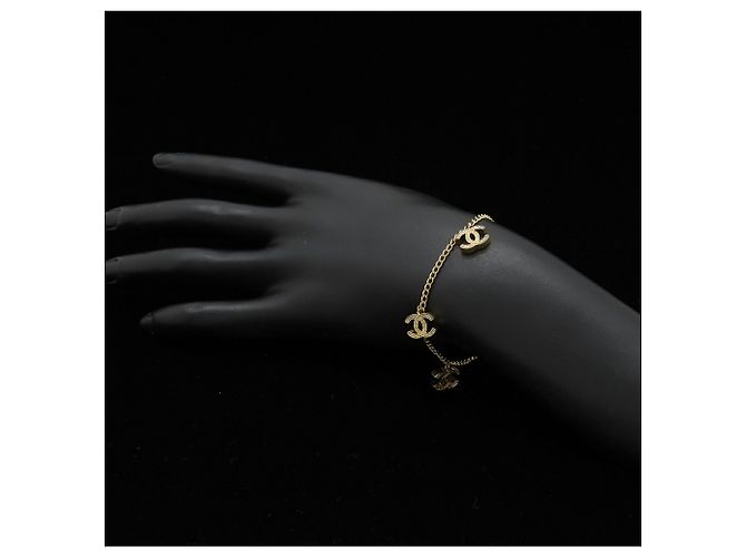 Bracciale a catena Chanel Matelassé Coco Mark D'oro - vista 6