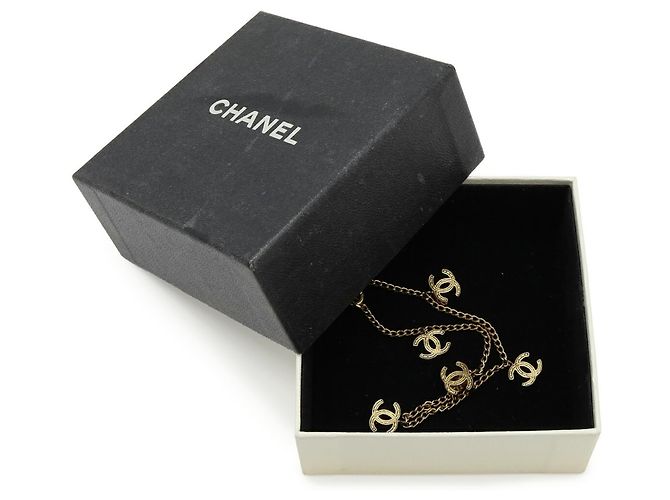 Bracciale a catena Chanel Matelassé Coco Mark D'oro - vista 7