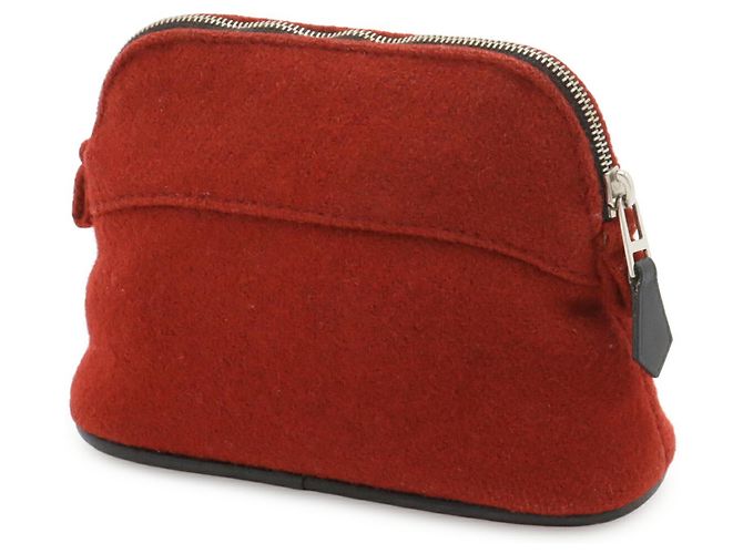 Hermès HERMES Bolide Pouch 16 Mini Borsa Nero Rosso - vista 3