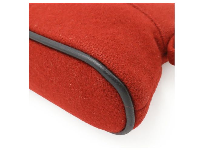 Hermès HERMES Bolide Pouch 16 Mini Borsa Nero Rosso - vista 4