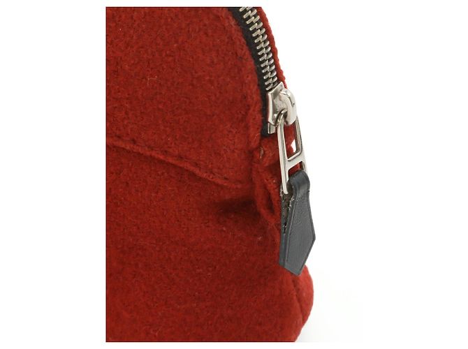 Hermès HERMES Bolide Pouch 16 Mini Borsa Nero Rosso - vista 5