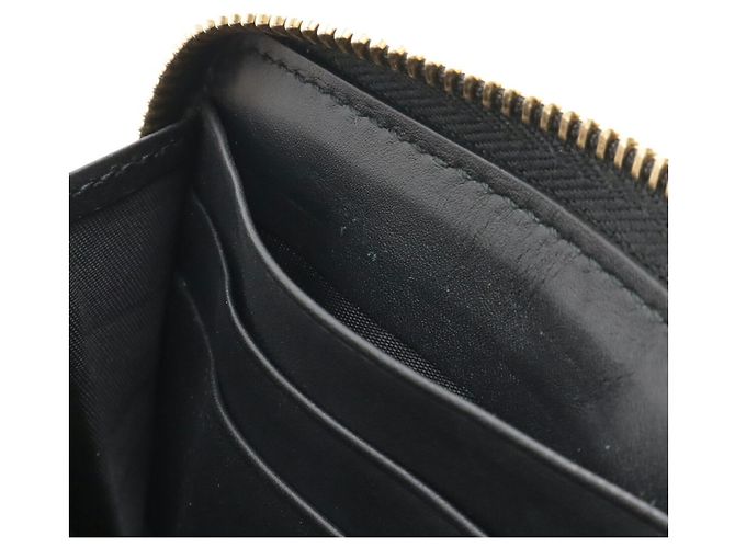 Cartera Gucci Sylvie Zip-Around Negro Roja Verde - vista 8
