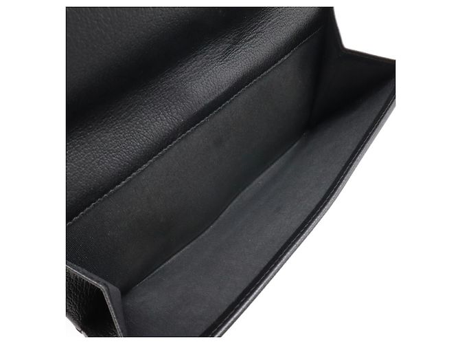 Chanel Camellia Double Long Wallet Schwarz - Ansicht 8