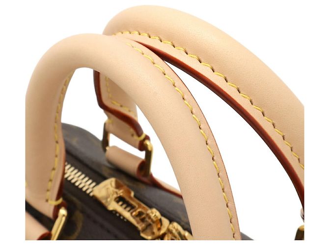 Borsa Louis Vuitton Monogram Speedy Bandoulière 20 Marrone Monogramma - vista 6