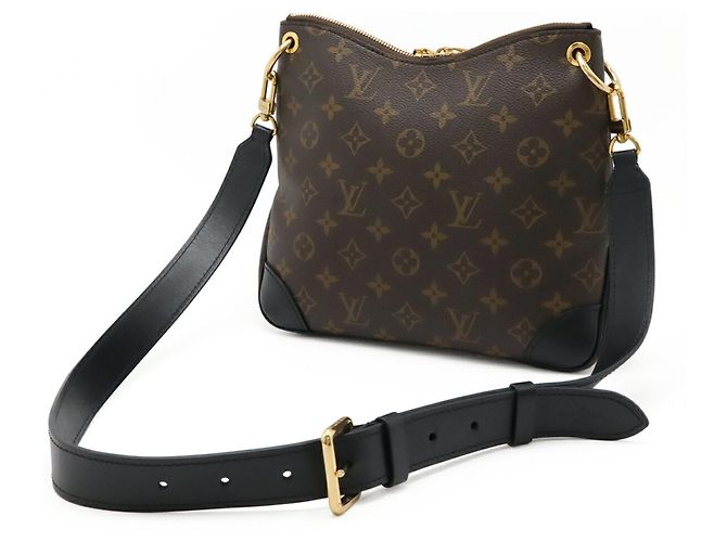 Borsa a Spalla Louis Vuitton Monogram Odeon NM PM Nero - vista 4