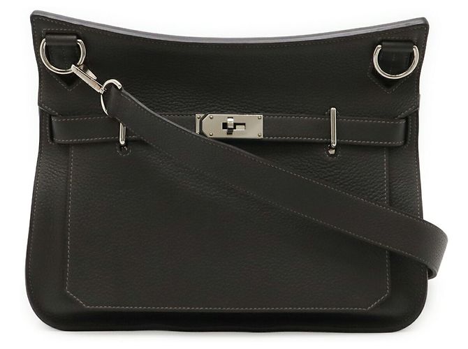 Hermès Borsa a tracolla Hermes Jypsiere 34 Marrone - vista 2